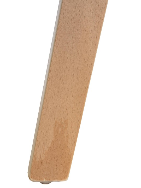 Stolička pre návštevníkov látka Kingston, prírodná/modrá