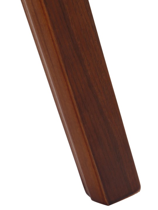 Stolička pre návštevníkov látka Kingston, orech/modrá