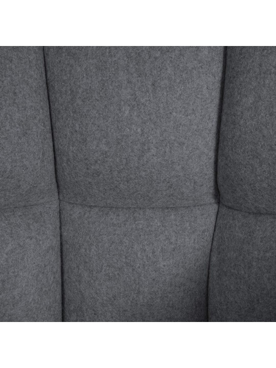 Barová stolička Damaso E filc, sivá