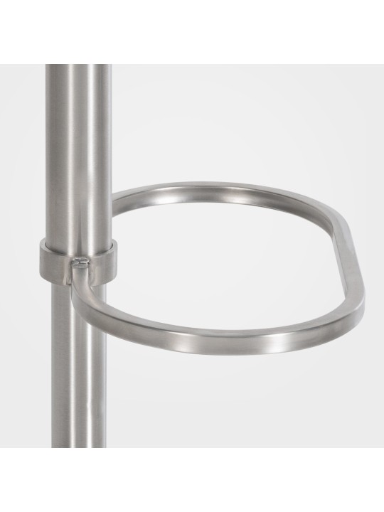 Barová stolička Damaso E filc, sivá