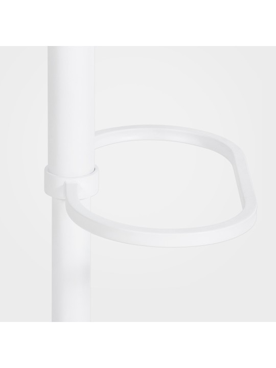 Barová stolička Damaso W filc, sivá