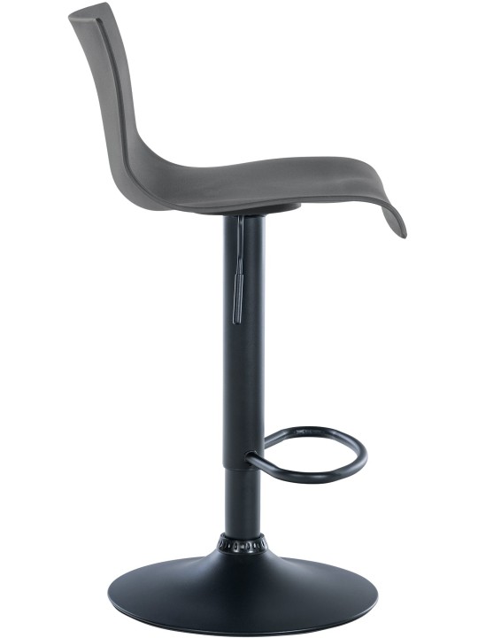 Sada 2 barových stoličiek Branford plast, sivá