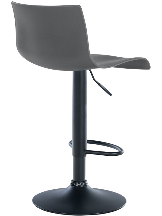 Sada 2 barových stoličiek Branford plast, sivá