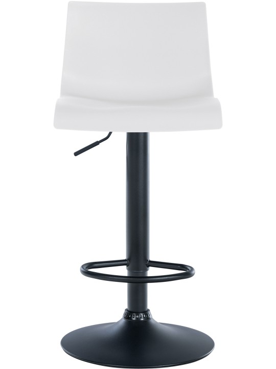 Sada 2 barových stoličiek Branford plast, biela