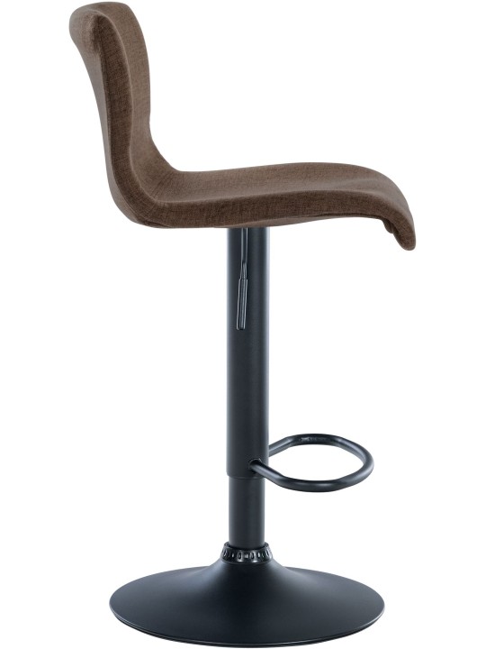 Sada 2 barových stoličiek Branford látka, hnedá