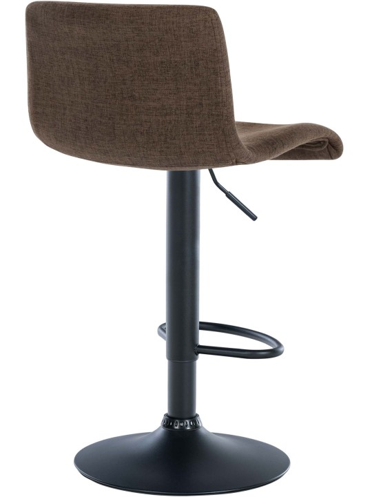 Sada 2 barových stoličiek Branford látka, hnedá