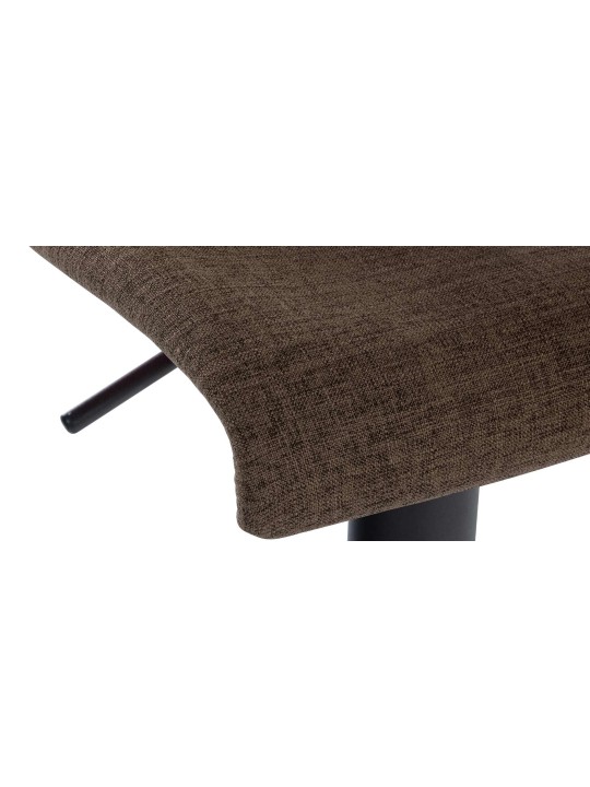 Sada 2 barových stoličiek Branford látka, hnedá