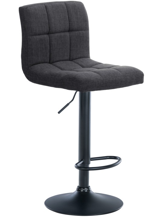 Sada 2 barových stoličiek Calma látka, tmavosivá