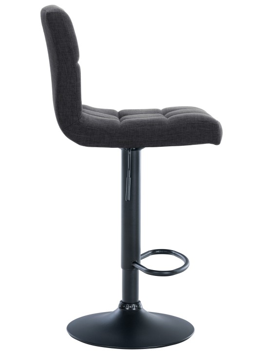 Sada 2 barových stoličiek Calma látka, tmavosivá