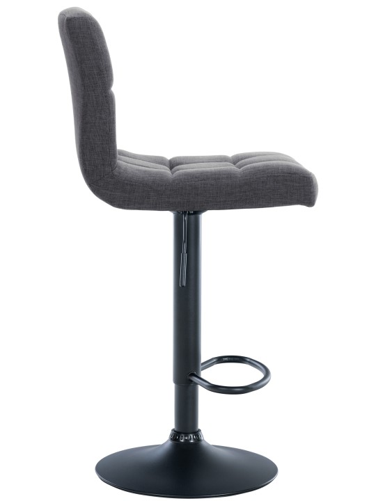 Sada 2 barových stoličiek Calma látka, svetlosivá