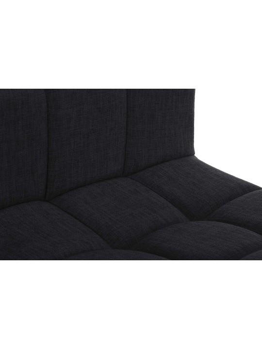 Sada 2 barových stoličiek Calma látka, čierna