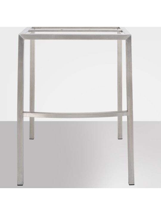 Barová stolička Damaso E filc so 4-stopovým rámom, sivá