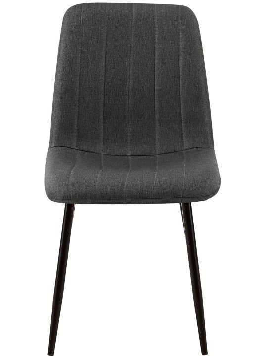 Stolička Dijon látka, tmavosivá
