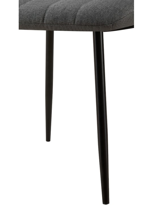 Stolička Dijon látka, tmavosivá