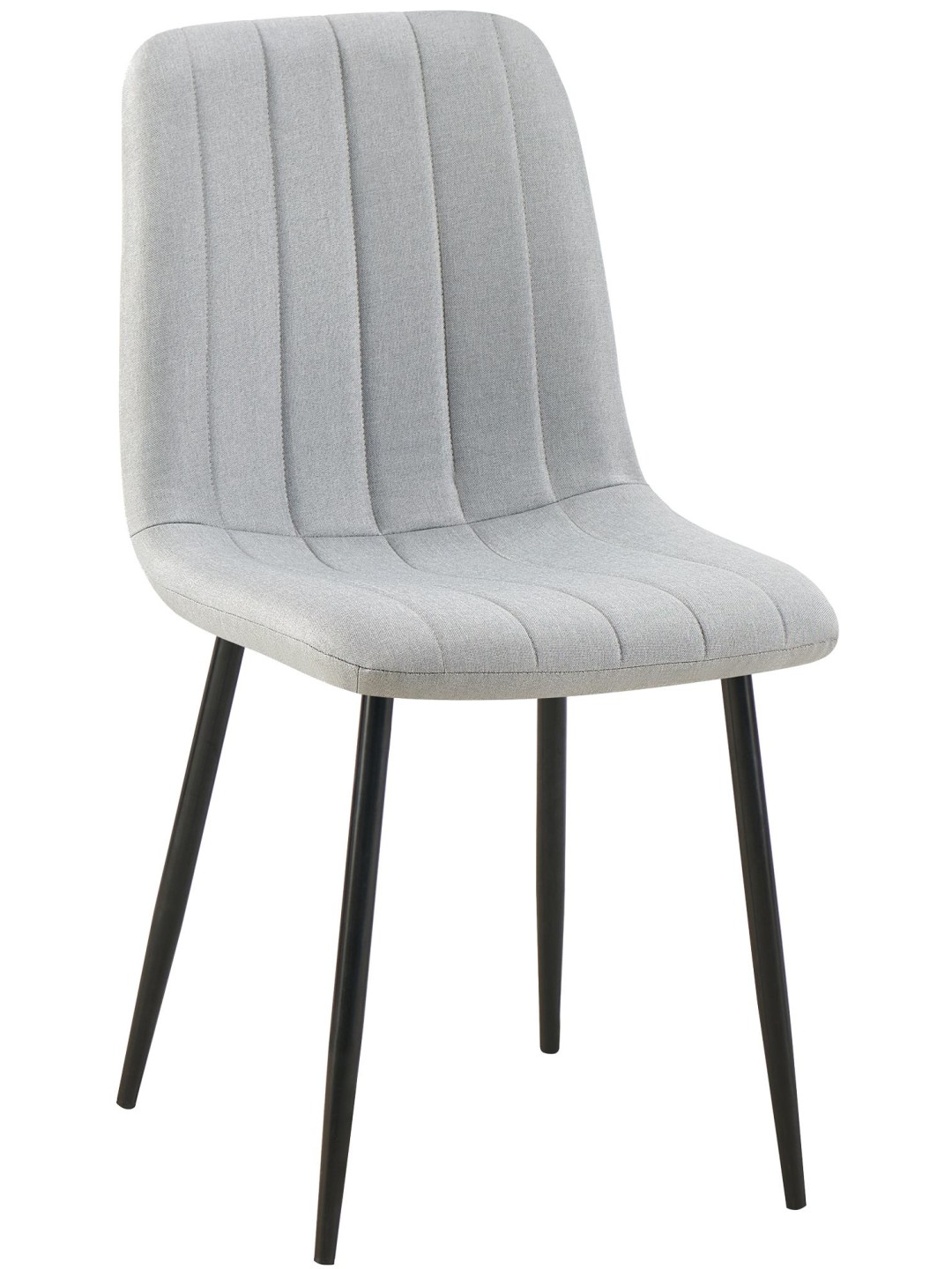 Stolička Dijon látka, sivá
