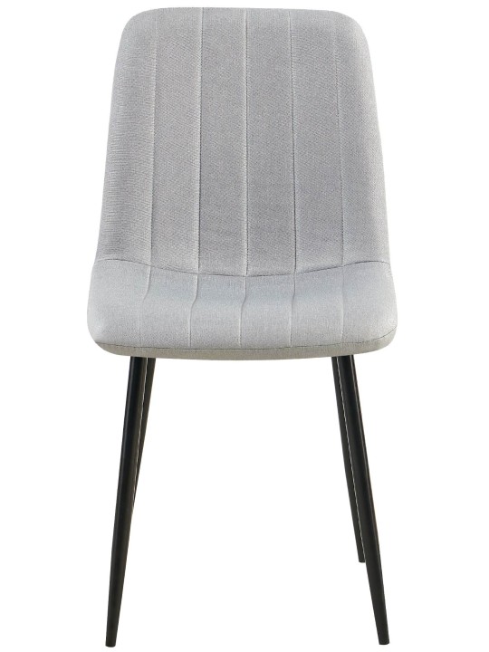 Stolička Dijon látka, sivá