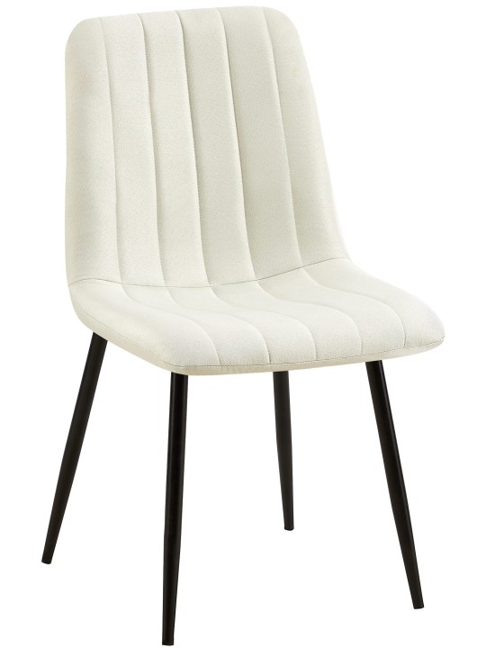 Stolička Dijon látka, krémová
