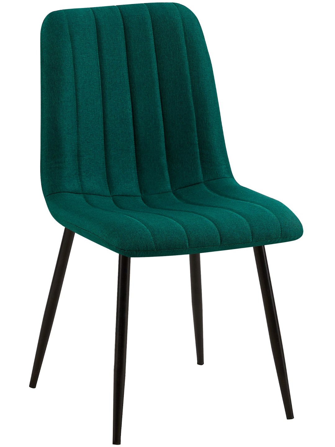Stolička Dijon látka, tmavozelená