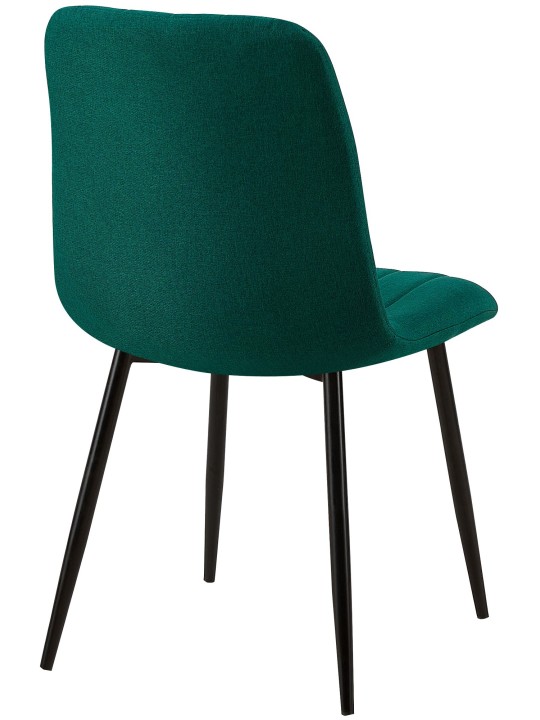 Stolička Dijon látka, tmavozelená
