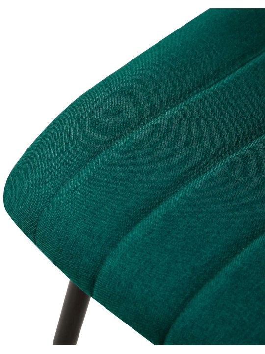 Stolička Dijon látka, tmavozelená