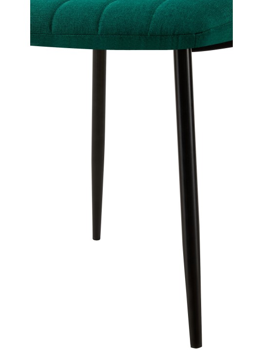 Stolička Dijon látka, tmavozelená