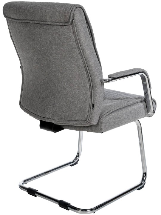 Stolička pre návštevy látka Sievert, svetlosivá