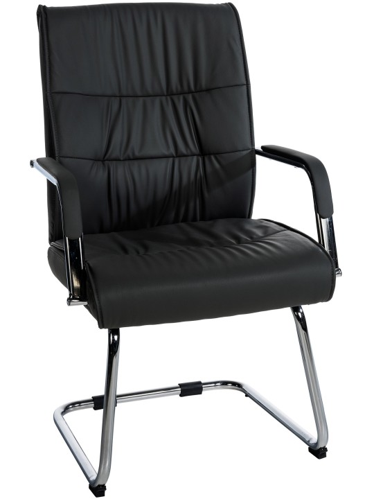 Stolička pre návštevníkov Sievert, čierna