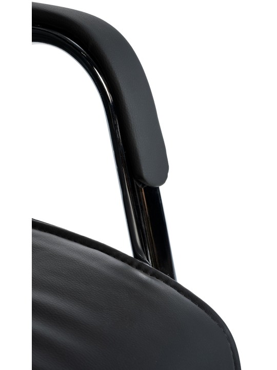 Stolička pre návštevníkov Sievert, čierna