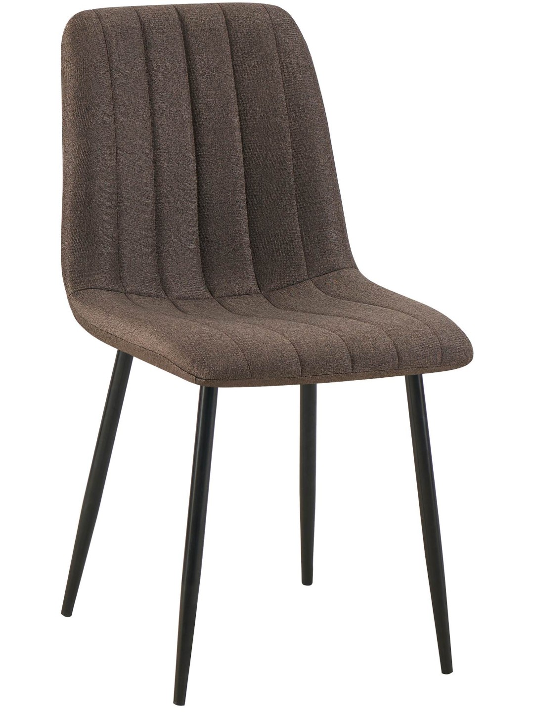 Stolička Dijon látka, hnedá