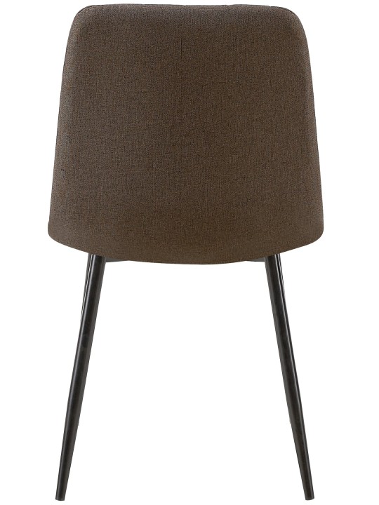 Stolička Dijon látka, hnedá