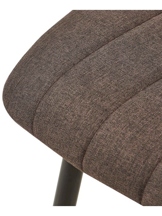 Stolička Dijon látka, hnedá