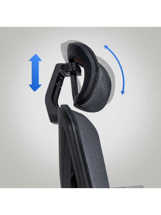 Kancelárska stolička Grover, čierna