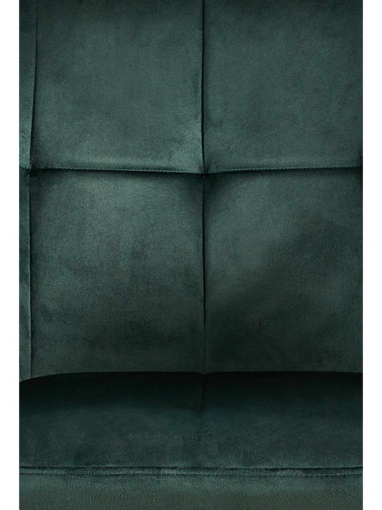 Sada 2 jedálenských stoličiek Emia velvet, zelená