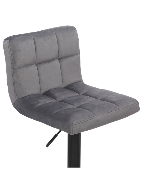 Barová stolička Feni velvet, sivá Barová stolička Feni velvet, sivá