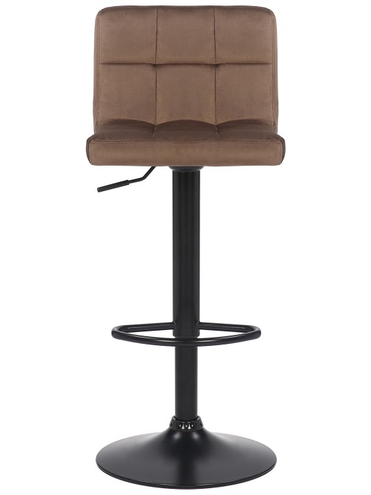 Barová stolička Feni velvet, hnedá