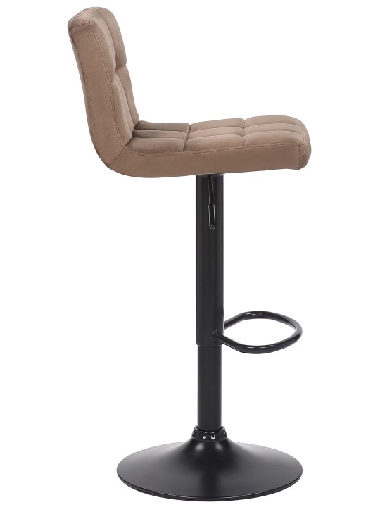 Barová stolička Feni velvet, hnedá