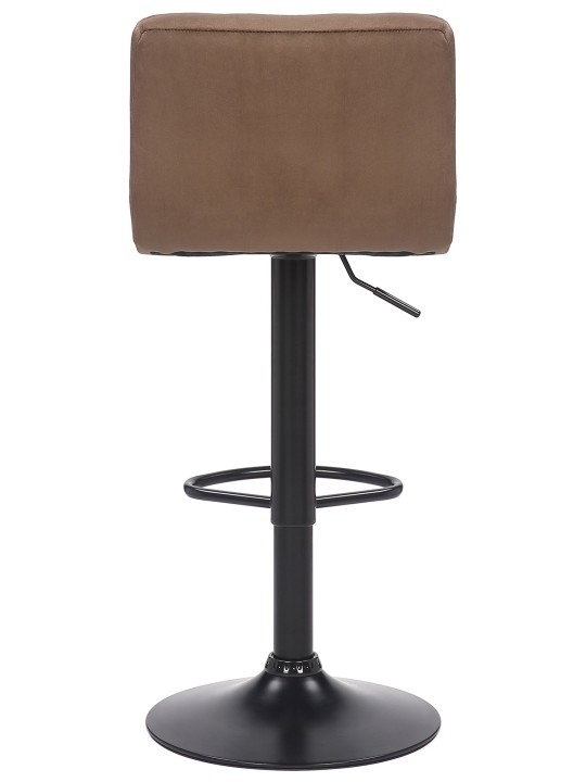 Barová stolička Feni velvet, hnedá
