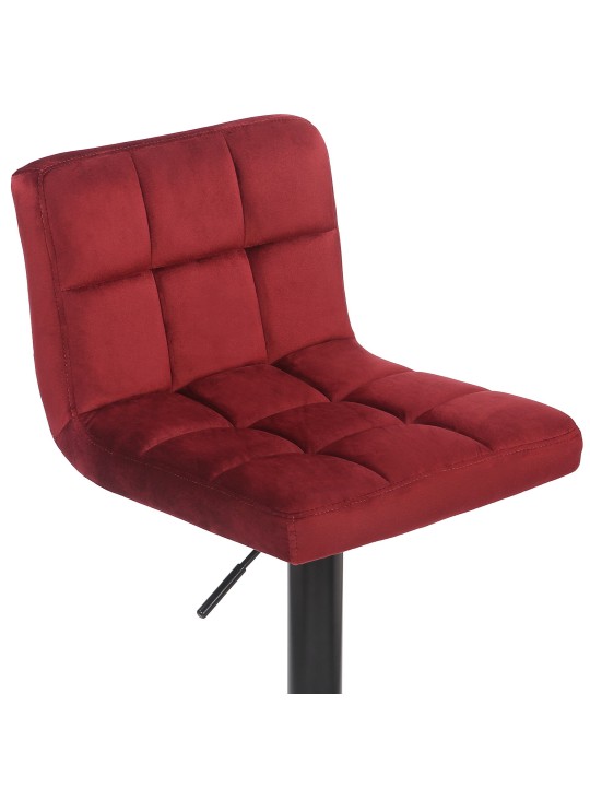 Barová stolička Feni velvet, červená