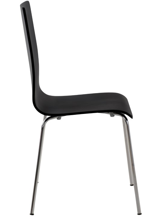 Stolička pre návštevníkov Pepe, čierna