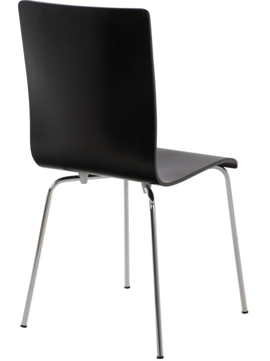Stolička pre návštevníkov Pepe, čierna