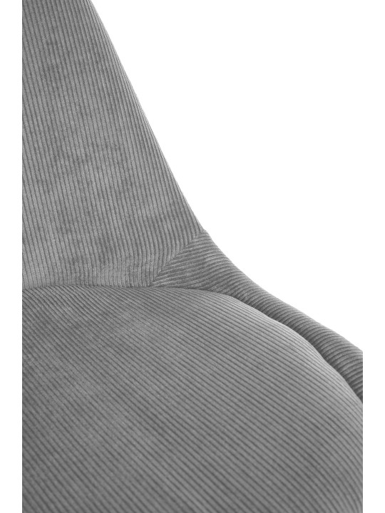 Stolička Linares Cord, sivá