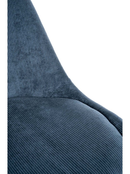 Stolička Linares Cord, tmavomodrá