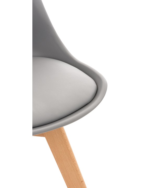 Sada 4 stoličiek Linares, sivá