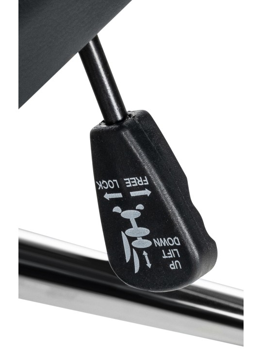 Kancelárska stolička Mollis pravá koža, čierna