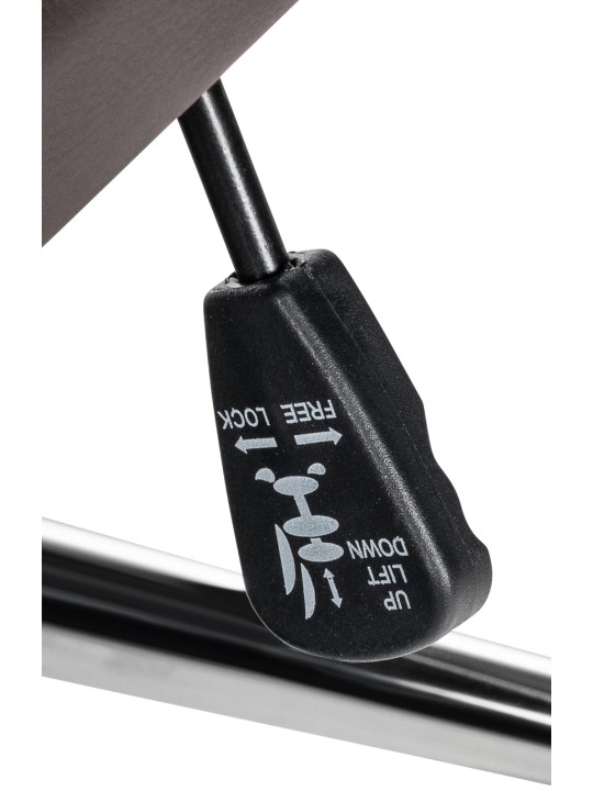 Kancelárska stolička Mollis pravá koža, kávová