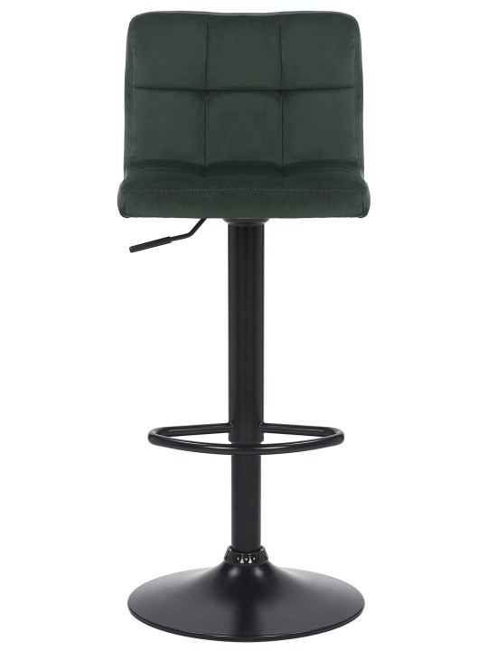 Sada 4 barových stoličiek Feni velvet, zelená