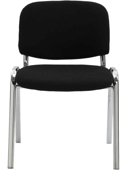 Stolička pre návštevy Ken C látka, čierna