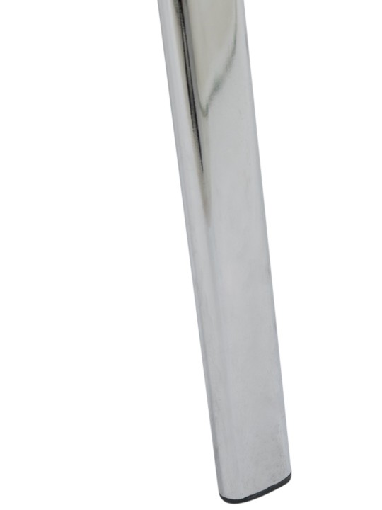 Kreslo pre návštevy Ken C z umelej kože, oranžová