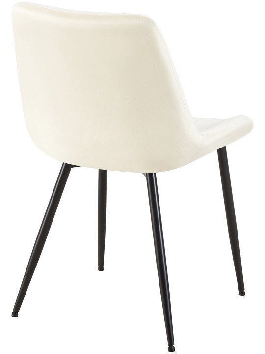 Stolička Rahden velvet, krémová