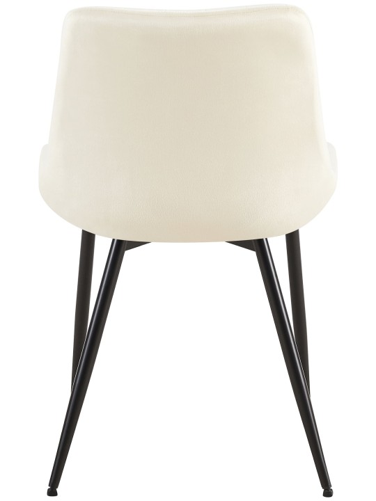 Stolička Rahden velvet, krémová